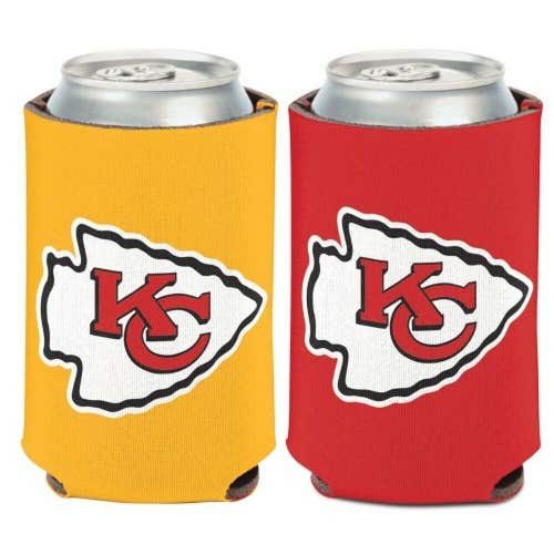Kansas City Chiefs NFL Can Cooler - Two Sided Design