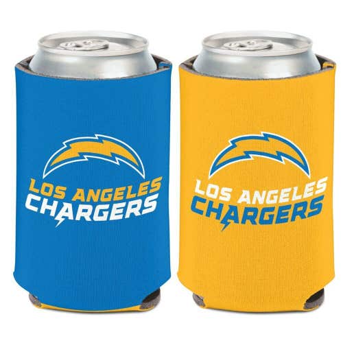 Los Angeles Chargers NFL Can Cooler - Two Sided Design