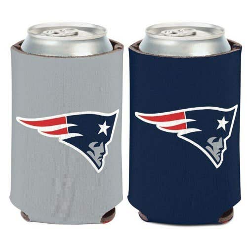 New England Patriots NFL Can Cooler - Two Sided Design