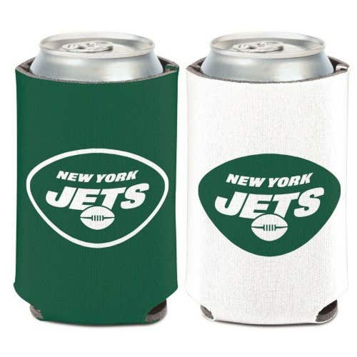 New York Jets NFL Can Cooler - Two Sided Design