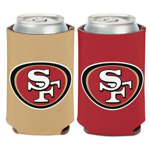 San Francisco 49ers NFL Can Cooler - Two Sided Design