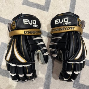 Used  Warrior 13" Evo Pro Lacrosse Gloves