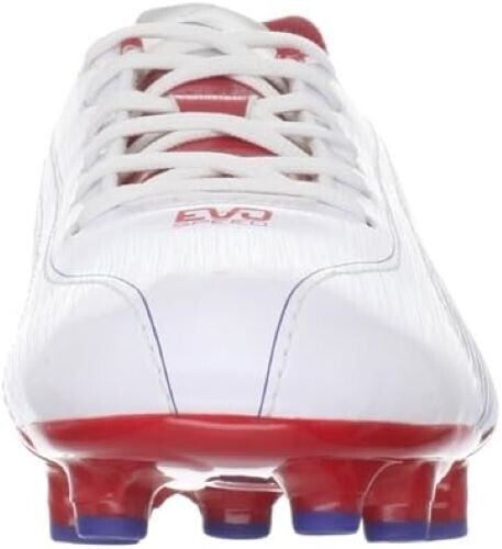 Puma Youth Unisex Evospeed 5 FG White Blue Red Soccer Cleats US Size 6