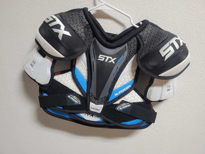 Used Stx Surgeon Rx3 Lg Hockey Shoulder Pads