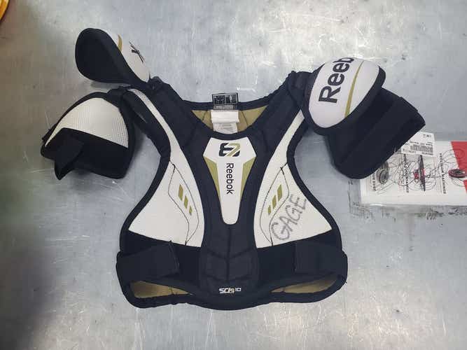 Used Reebok Sc87 Lg Ice Hockey Shoulder Pads