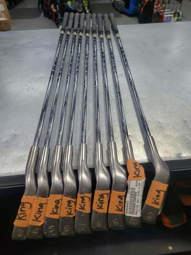 Used Prestige Golf King 4-sw Iron Set 4i-pw Regular Flex Steel Shaft Iron Sets