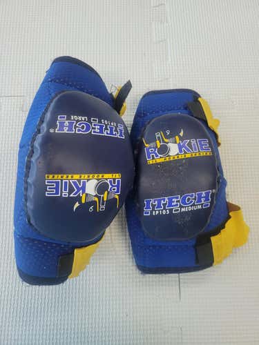 Used Itech Lil Rookie Md Hockey Elbow Pads