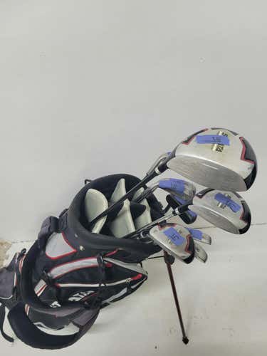 Used Strata Golf Set Missing Pw 9 Piece Regular Flex Steel Shaft Men's Package Sets