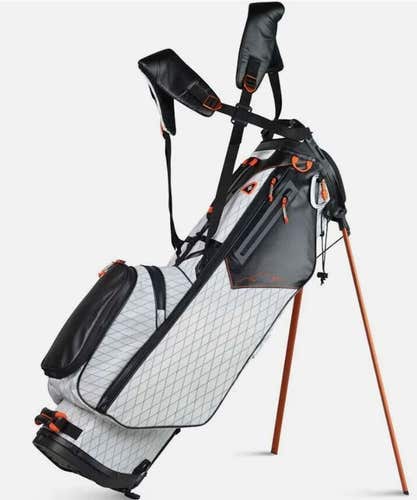 Sun Mountain VX Stand Carry 4-Way Golf Bag White-Black-Inferno New w/ Tag #91234