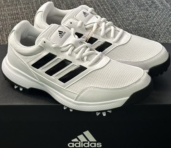 Adidas Tech Response 2.0 Mens Golf Shoes White/Black Size 8.5 Medium (D) #85401