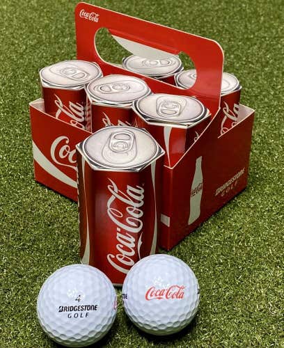 Bridgestone Treo Soft One Dozen Coca-Cola "6 Pack" Cans Golf Balls New #55611