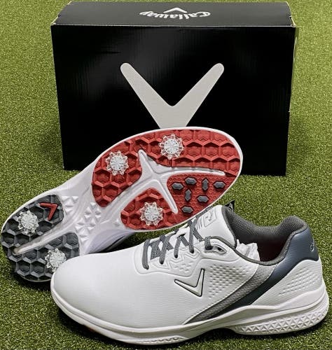 Callaway Solana TRX V2 Waterproof Golf Shoes WHITE Size 11 Medium (D) New #99999