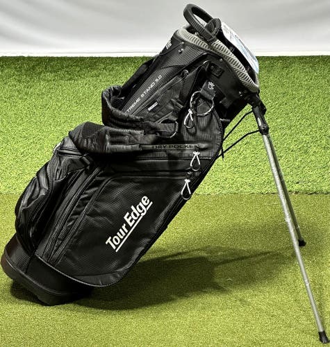 Tour Edge Hot Launch Xtreme 5.0 Stand Carry Golf Bag Black New #84419