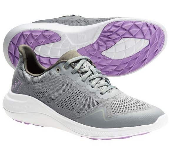 FootJoy Womens FJ Flex Spikeless Golf Shoes 95766 Grey Size 9 Medium New #86704