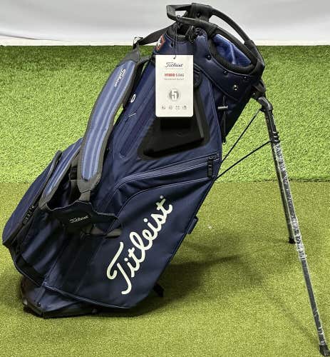 Titleist Hybrid 5 Stand Carry Golf Bag NAVY w/ Rain Hood New #87868