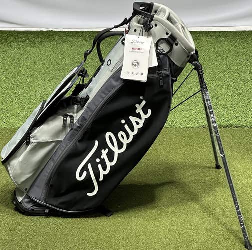 Titleist Players 5 Stand Carry Golf Bag TB23SX8 Gray/Graphite/Black New #94580
