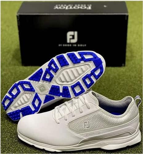 FootJoy Superlites XP Mens Golf Shoes 58087 White Size 9.5 Wide (EE) New #99999