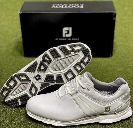 FootJoy 2022 Pro SL Spikeless Golf Shoes 53070 White 9.5 Medium (D) NEW #86524