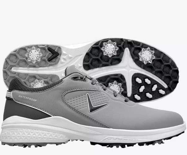 Callaway 2024 Solana TRX V3 Waterproof Golf Shoes Grey 10 Medium (D) New #94938