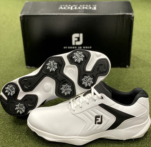 FootJoy eComfort Mens Golf Walking Shoes 57712 White 8.5 Medium New #99999