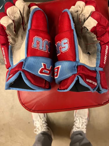 Used  Bauer 14" Pro Stock Vapor Pro Team Gloves