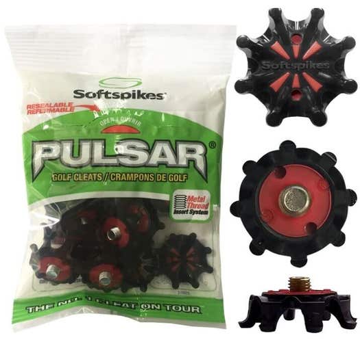 NEW Softspikes Pulsar Metal Thread Replacement Golf Spikes - 22 Pack #99999
