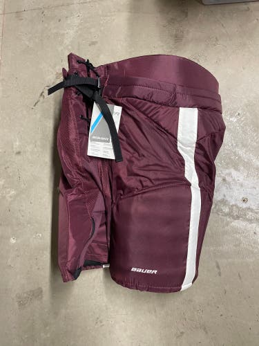 New Senior Bauer Pro Stock Custom Pro Hockey Pants - Umass Amherst