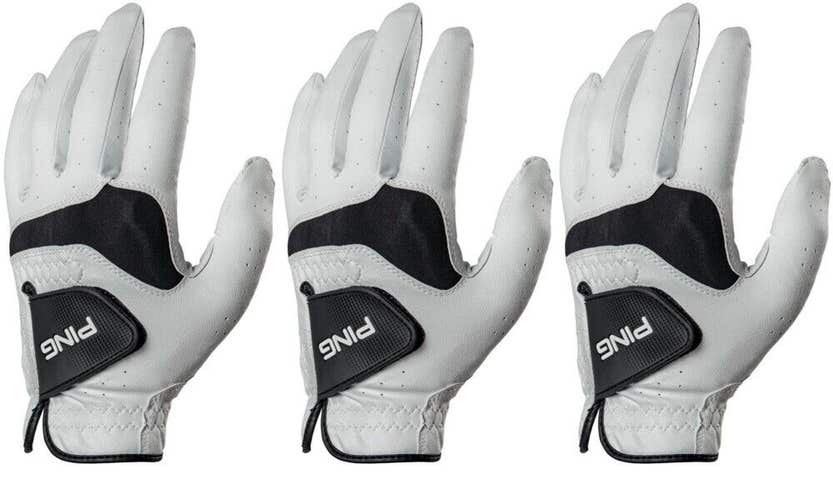 PING Sport Tech Mens Golf Glove 3-Pack Lot Bundle Medium Large ML NEW #95367