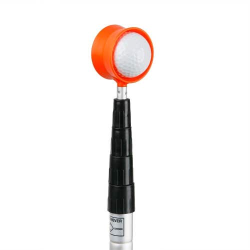 Orlimar Fluorescent Head Golf Ball Retriever - 12 foot Telecoping Retriever