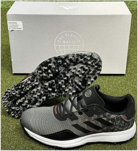 Adidas S2G SL Spikeless Shoes GV9793 Black/Grey Size 7.5 Medium (D) New #86136
