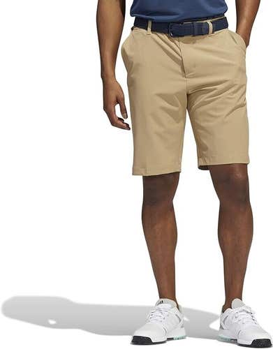 Adidas Ultimate365 10-Inch Mens Golf Shorts Hemp Khaki GU0439 Size 40 New #88010