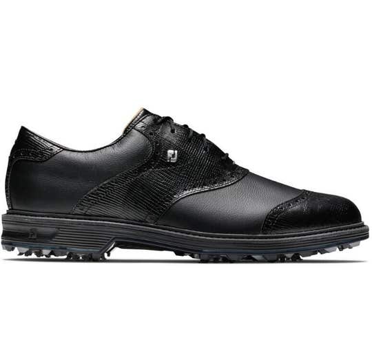 FootJoy DryJoys Premiere Wilcox Golf Shoes 54326 Black 10 Wide (EE) NEW #90338