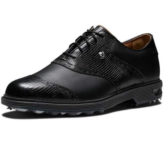 FootJoy DryJoys Premiere Wilcox Golf Shoes 54326 Black 11.5 Medium D NEW #90333
