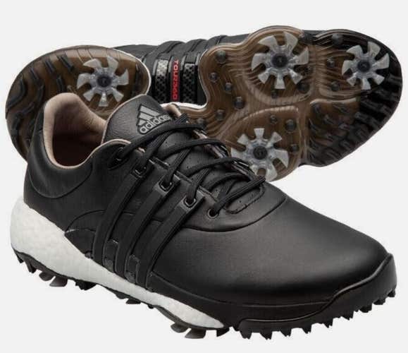 Adidas Tour 360 22 Leather Golf Shoes GZ3158 Black 10 Medium (D) NEW #99999