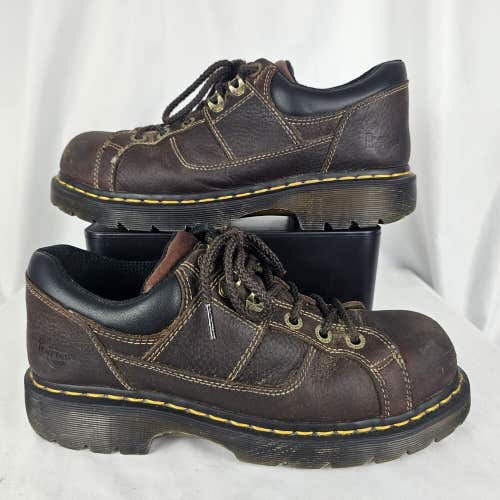 Dr. Martens Gunby Brown Industrial Safety Steel Toe Shoes Size Mens Size US 10