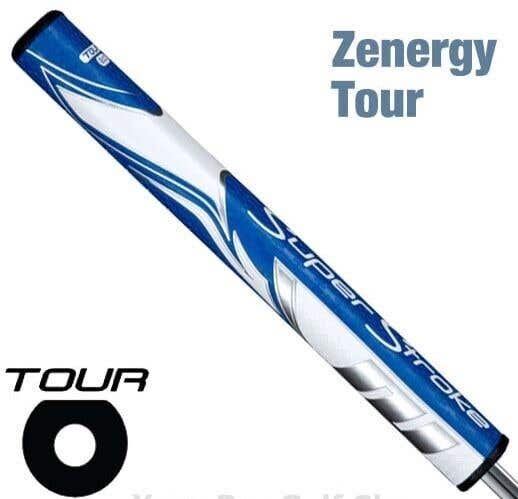 Super Stroke Zenergy Tour 2.0 Blue/White Putter Grip New #99999