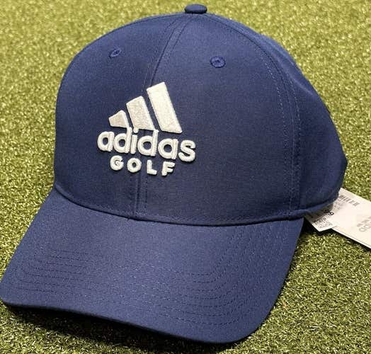 Adidas Golf Performance Adjustable Hat Cap Team Navy Blue OSFM New #99999