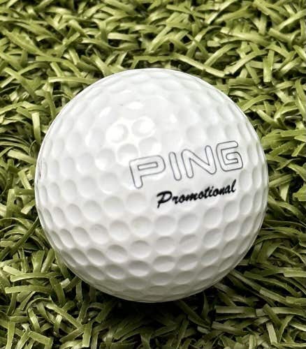 PING Solid Color Promotional Vintage Golf Ball - Super RARE! - All White MINT!