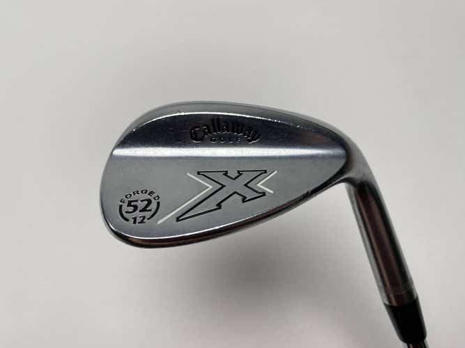 Callaway X Forged Chrome 52* 12 Bounce Wedge Steel Mens RH Midsize Grip