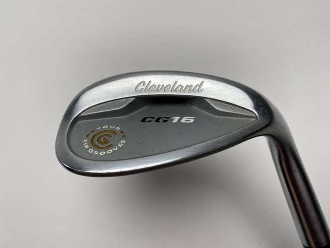 Cleveland CG16 Satin Chrome 60* 12 Traction Wedge Steel Mens RH Oversize Grip