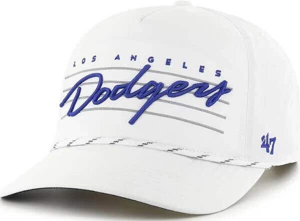 Los Angeles Dodgers '47 Brand MLB Rope Hitch Adjustable Snapback Hat White