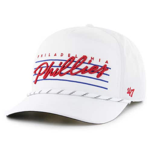 Philadelphia Phillies '47 Brand MLB Rope Hitch Adjustable Snapback Hat White
