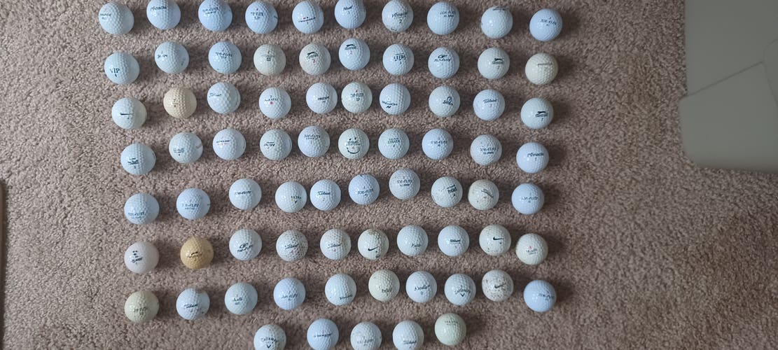 75 Used Golf Balls