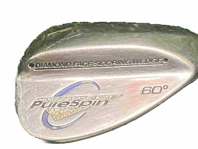 PureSpin Golf Diamond Scoring Lob Wedge 60* Head Only Right-Handed Component