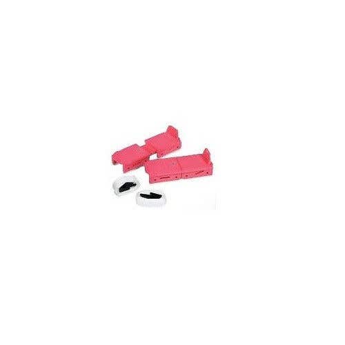 New beginner ice strap-on double two blades bob skates pink
