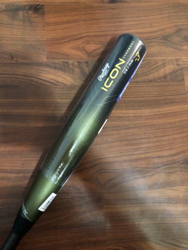 New 2023 Rawlings ICON Bat BBCOR Certified (-3) Composite 28 oz 31"
