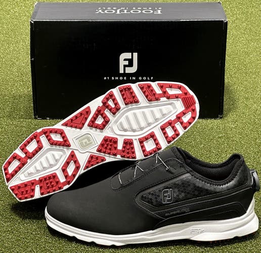 NEW FootJoy Superlites XP BOA Mens Golf Shoes 58093 Black 9.5 Medium #99999