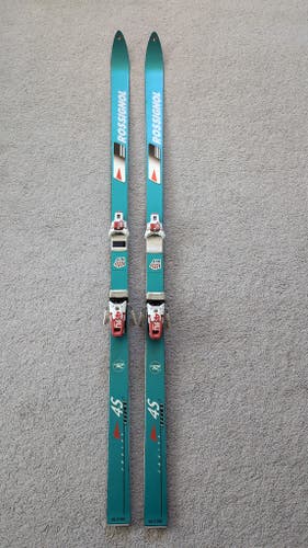 Vintage used Rossignol 195 cm 4S Skis With Tyrolia 490 bindings
