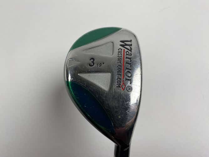 Warrior Custom Golf 3 Hybrid 19* Tour 3.1 Regular Graphite Mens RH