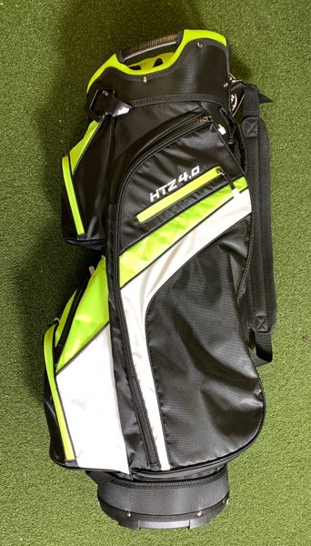 Hotz HTZ 4.0 Cart Bag Black 14-Way Divide Single Strap Golf Bag